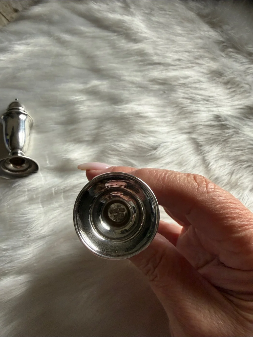 Sterling Silver Holloware Vintage Salt & Pepper Shakers